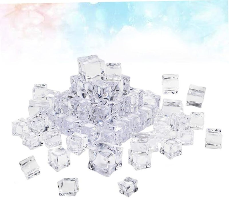 GLEAVI 25mm Transparent Acrylic Fake Ice Cubes for Photography Kitchen Decoration Party Supplies - Image 3